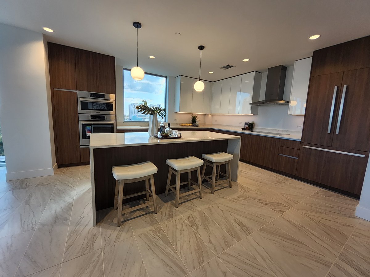 Reflections St. Pete modern kitchen